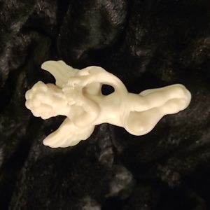 VINTAGE Italian Resin 5" Cherub wall hanging